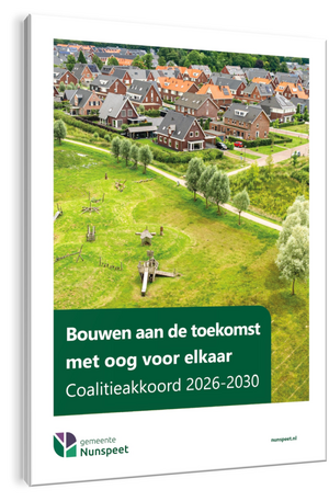 Voorkant coalitieakkoord