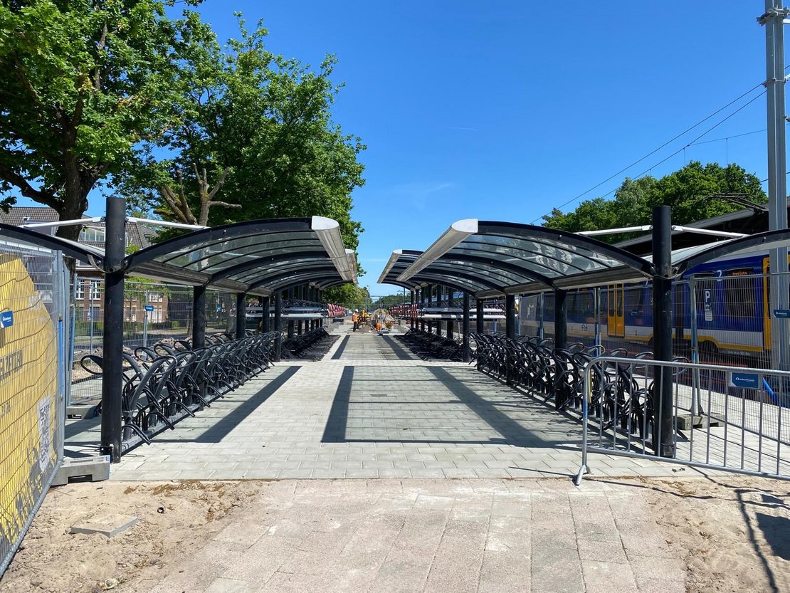 Nieuwe fietsenstalling